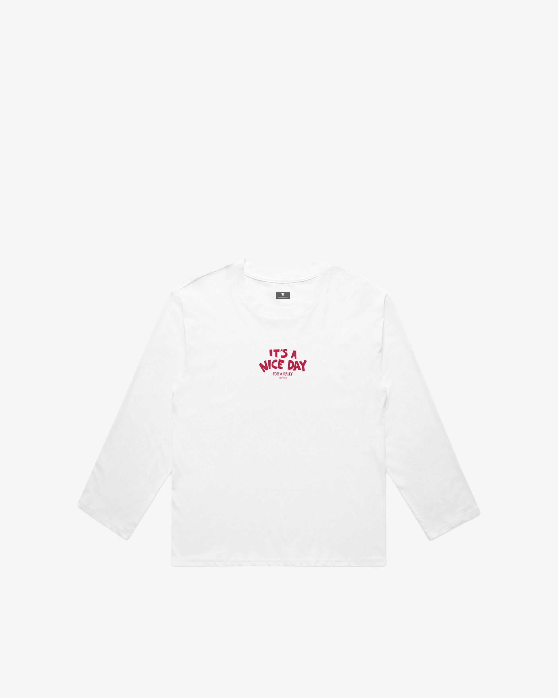 Third Shot Nice Day for a Rally Long Sleeve Tee — padel & pickleball t-shirt
