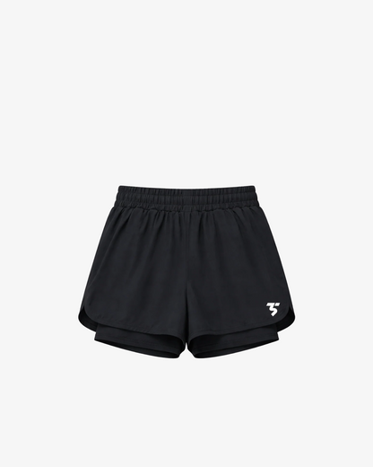 Third Shot Women's Double-layer Sports Shorts — padel & pickleball shorts