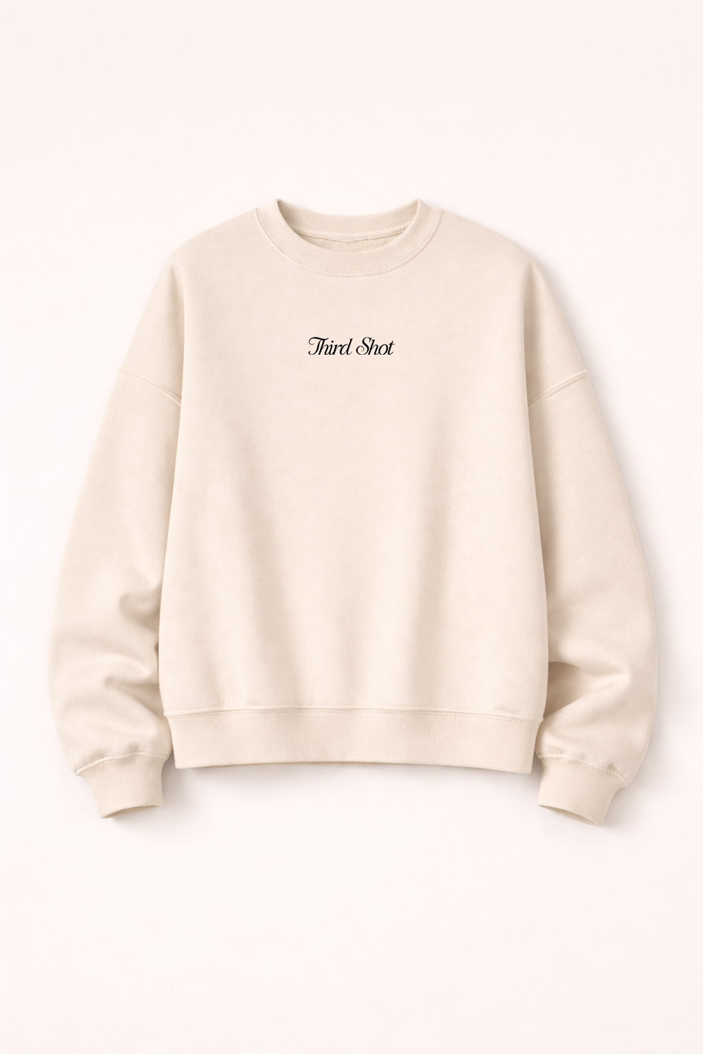 Relaxed women’s cotton modal crewneck