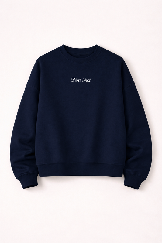 Relaxed women’s cotton modal crewneck