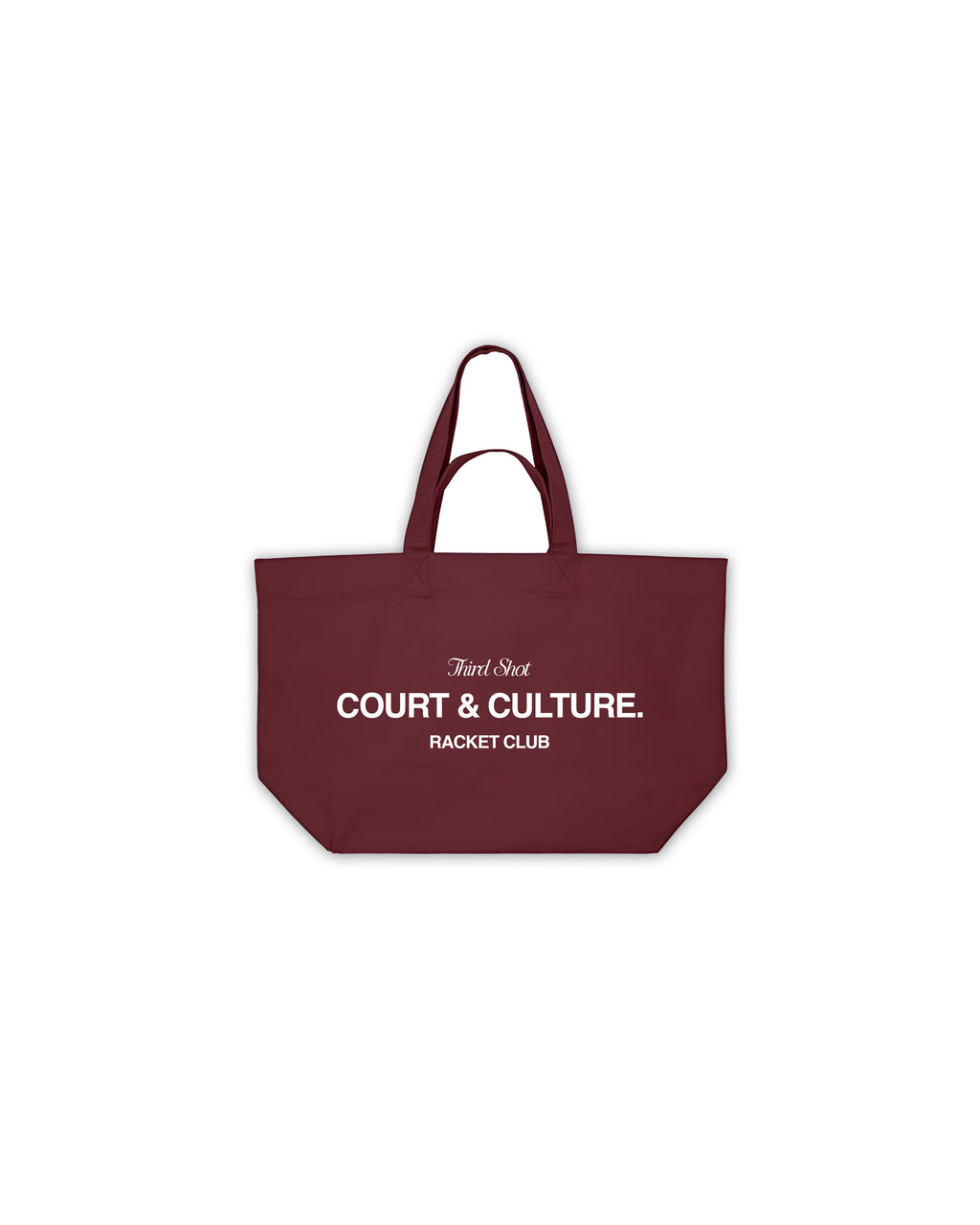 The Court & Culture Tote – Burgundy