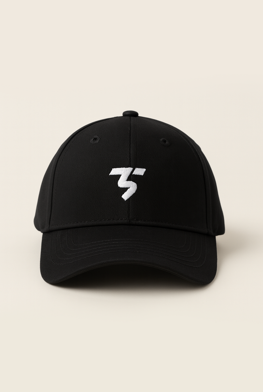 Embroidered Cap - Black