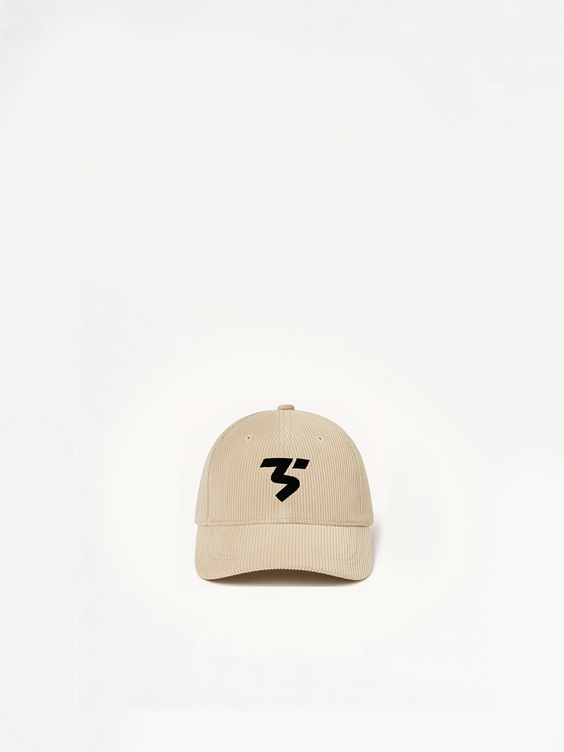 Corduroy Vintage Cap in Beige — Third Shot UK pickleball & padel cap